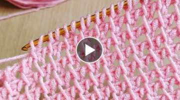 Super Easy Tunisian Knitting Model