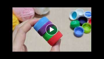 Super Genius Recycling Idea with Plastic bottle cap