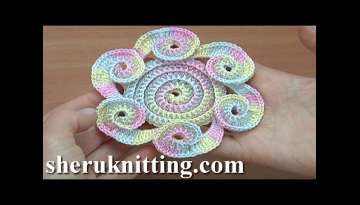 How Crochet Flower Tutorial 