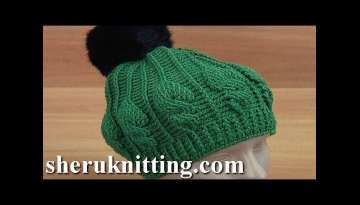 Crochet Cable Stitch Hat Tutorial 