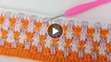 it's a different crochet and it's very easy to do