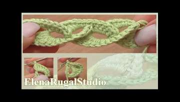 How to Make Crochet 3D Cord Tutorial 5