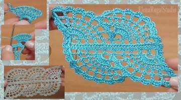 How to Crochet Beautiful Spider Web Lace Tutorial 