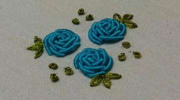 Hand Embroidery: Bullion Knot Rose Stitch