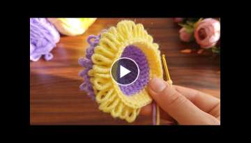 How to make eye catching crochet knitting ,useful crochet decorative basket.