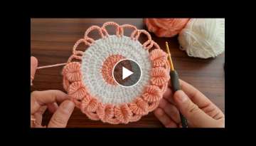 Super beautiful Motif Crochet Knitting Model