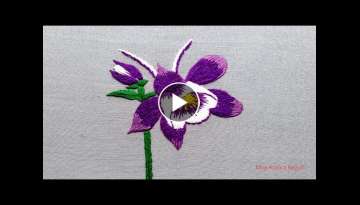 The Best Hand Stitching Flower Design,Gorgeous Needle Painting
