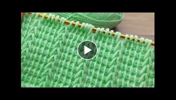 Tunisian knitting pattern explanation