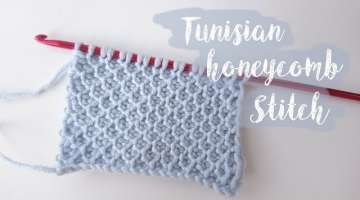 Tunisian Honeycomb Crochet Stitch