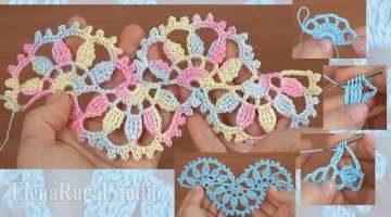 How to Crochet Beautiful Lace Tutorial 