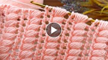 Very easy Tunisian crochet pattern explanation