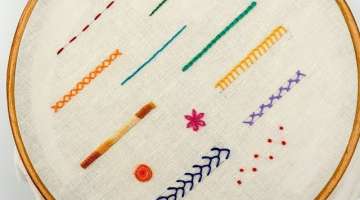 TOP 12 STITCHES IN HAND EMBROIDERY