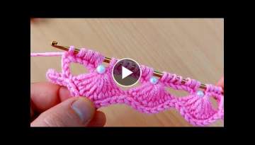 Easy and flashy model with Tunisian crochet