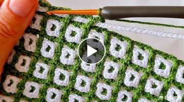Super Easy Knitting Crochet beybi blanket 