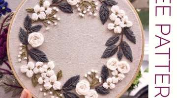Free pattern 001 for embroidery