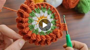Super Easy Crochet Knitting Motif 