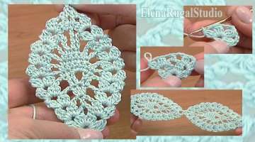Crochet Pineapple Stitch Lace Tape Tutorial 14 Crochet Lace Pattern