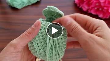 How to make a Cute Crochet Mini Backpack Keychain