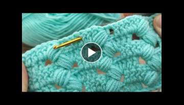 very easy crochet baby blanket model