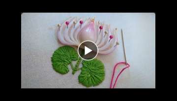Most Beautiful Lotus Flower Design with Onion