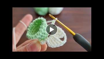 Very beautiful crochet lily model flower making
