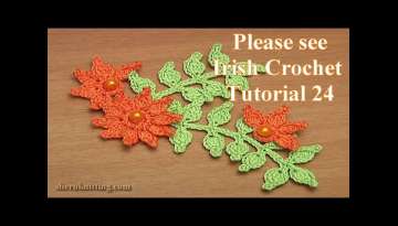 How to Make Crochet Simple10 Petal Flower Tutorial 25