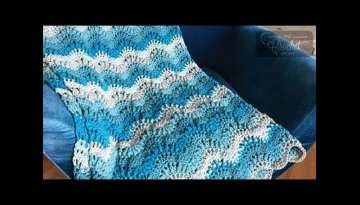 Crochet Wave - Breaking Waves Stitch