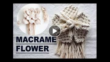 New Macrame Flower tutorial