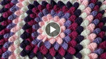 Crochet BEAUTIFUL Granny Square EASY Tutorial for Beginners 