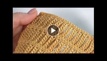 Steps To Crochet The Tall Stitches/3 Variations in Video Tutorial/Simple and Unique STITCH PATTER...