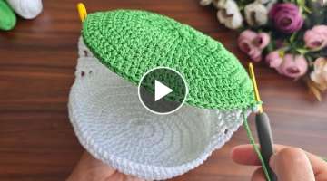 Super Easy Crochet Design Napkin Holder 