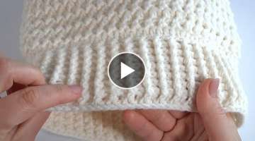 EASY/Unique Crochet Hat Idea For Beginners