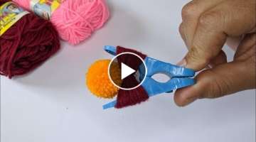 Amazing Hand Embroidery Flower design trick...