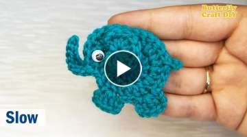 Perfect for Baby Blankets ! Baby Elephant Crochet Tutorial
