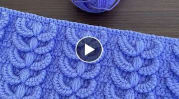 amazing beautiful crochet very easy baby blanket