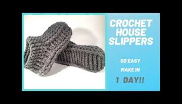 Crochet House Slippers