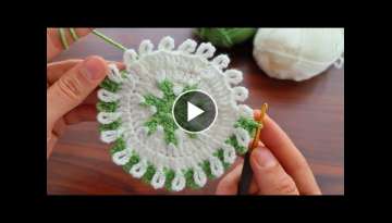 Super Easy Crochet Knitting Motif.