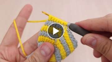 Super Beautiful Easy Hairband Tunusian Knitting Model