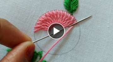 Superb flower design|hand embroidery