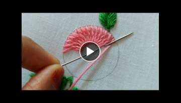 Superb flower design|hand embroidery
