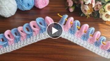 New perfect design crochet! Super very easy very beautiful crochet headband 