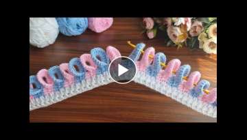 New perfect design crochet! Super very easy very beautiful crochet headband 