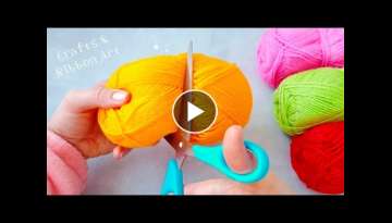 DIY Easy Pom Pom Chiken Doll Keychain