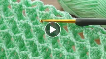 Super Easy Crochet Baby Blanket For Beginners online Tutorial