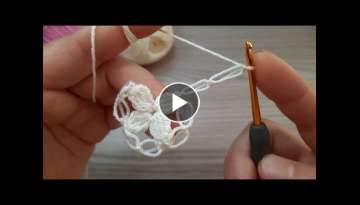 Very Easy Amazing Crochet Flower Design 