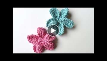 Crochet Tunisian Flower 
