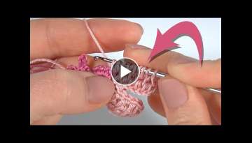 Sweet Crochet Flower Pattern/ TUNISIAN CROCHET