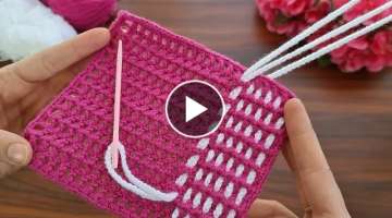 Very easy very beautiful eye catching crochet knitting