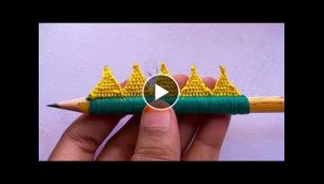 wonderful flower design|hand embroidery video|viral embroidery design video