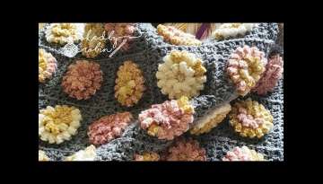 Crochet a Popcorn Flower Granny
